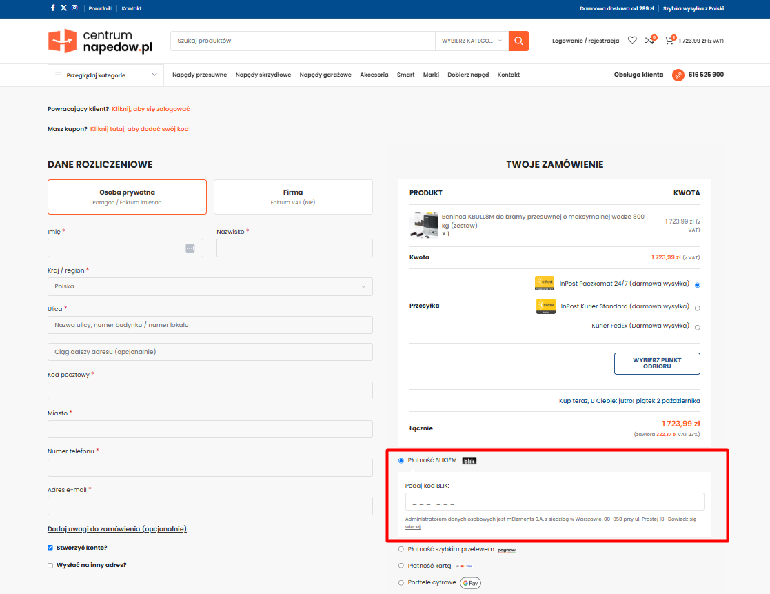 One Step Checkout Błędy Kasy E-commerce